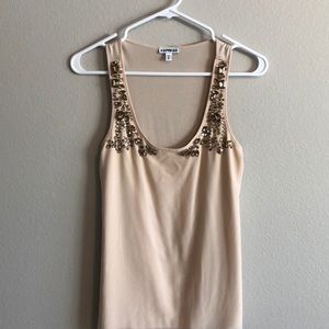 Express jeweled top.